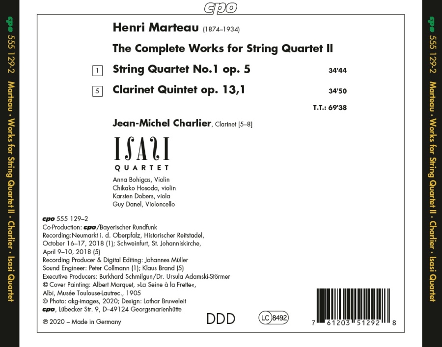 Marteau: Complete Works for String Quartet - slide-1