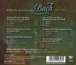 W.F. Bach: Flute Sonatas and Trios - slide-1