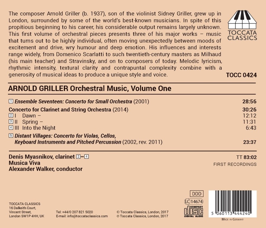 Griller: Orchestral Music Vol. 1 - slide-1