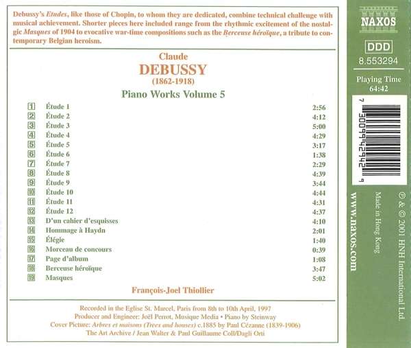 DEBUSSY: Piano Works Vol. 5 - slide-1