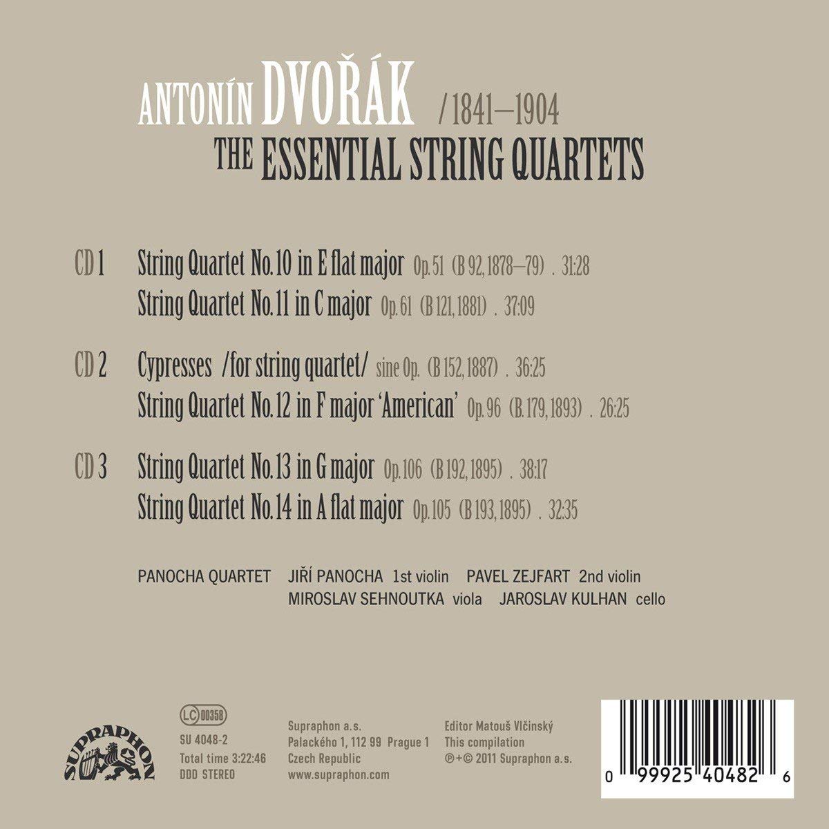 Dvorak: The Essential String Quartets - Nos. 10, 11, 12, 13, 14 & Cypresses - slide-1