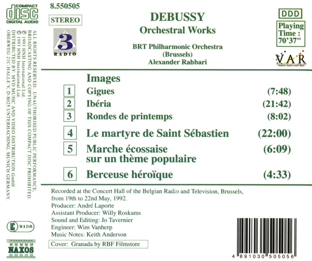 DEBUSSY: Images / Le martyre de Saint Sebastien - slide-1