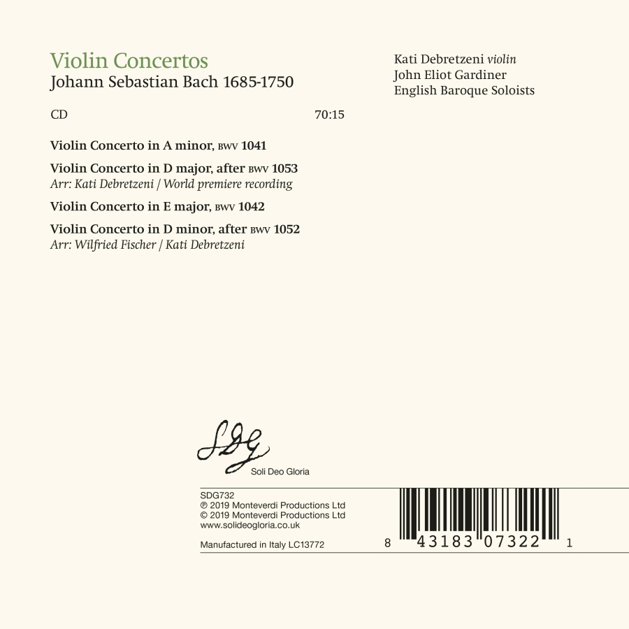 Bach: Violin Concertos - slide-1