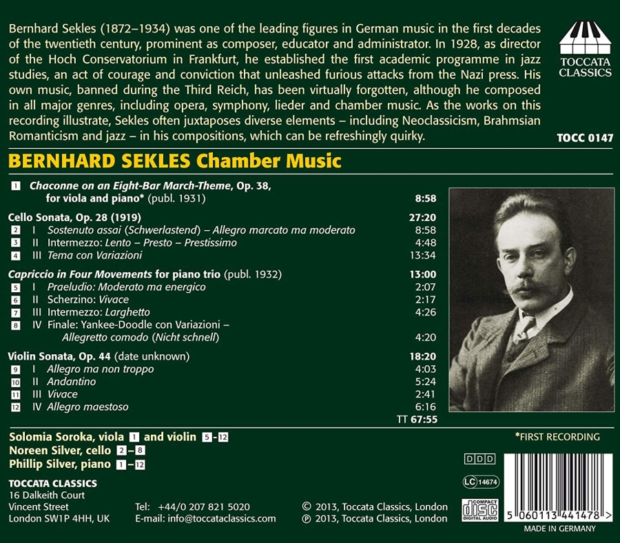 Sekles: Chamber Music - slide-1