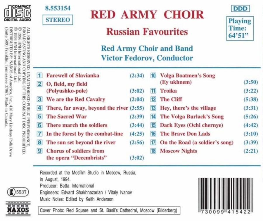 Red Army Choir - Russian Favourites - slide-1
