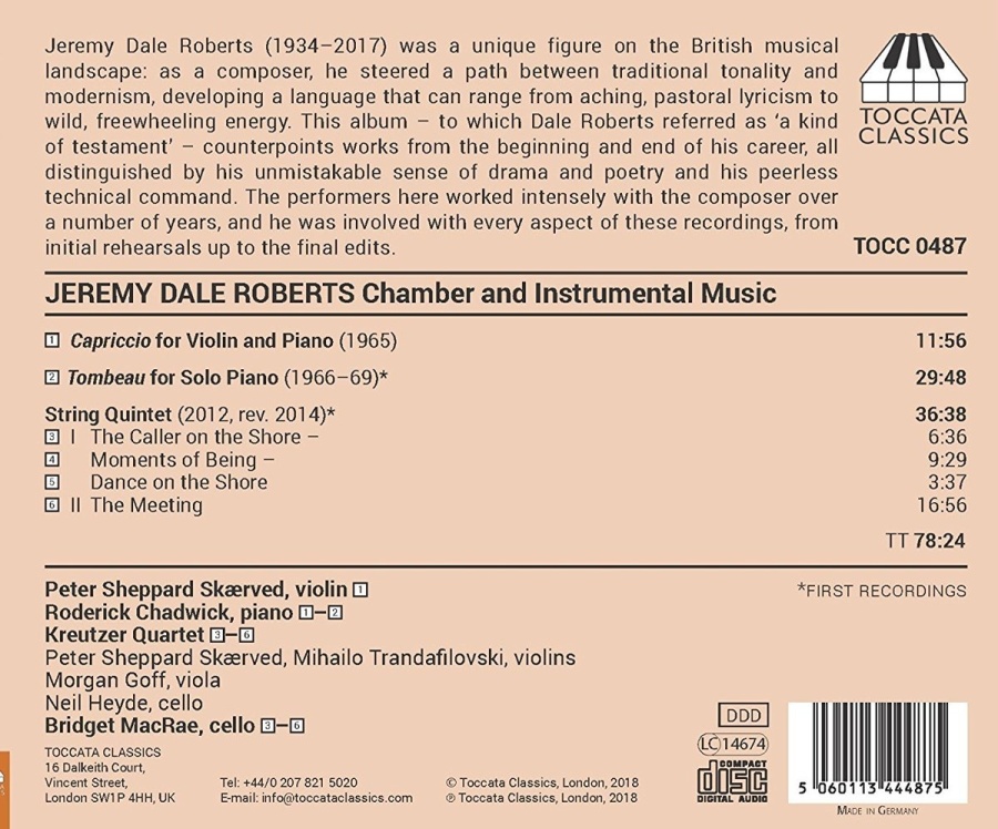 Dale Roberts: Chamber and Instrumental Music - slide-1