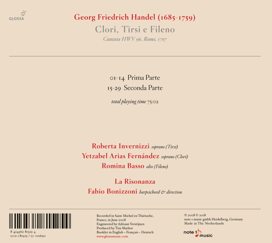 Handel: Clori, Tirsi e Fileno - slide-1