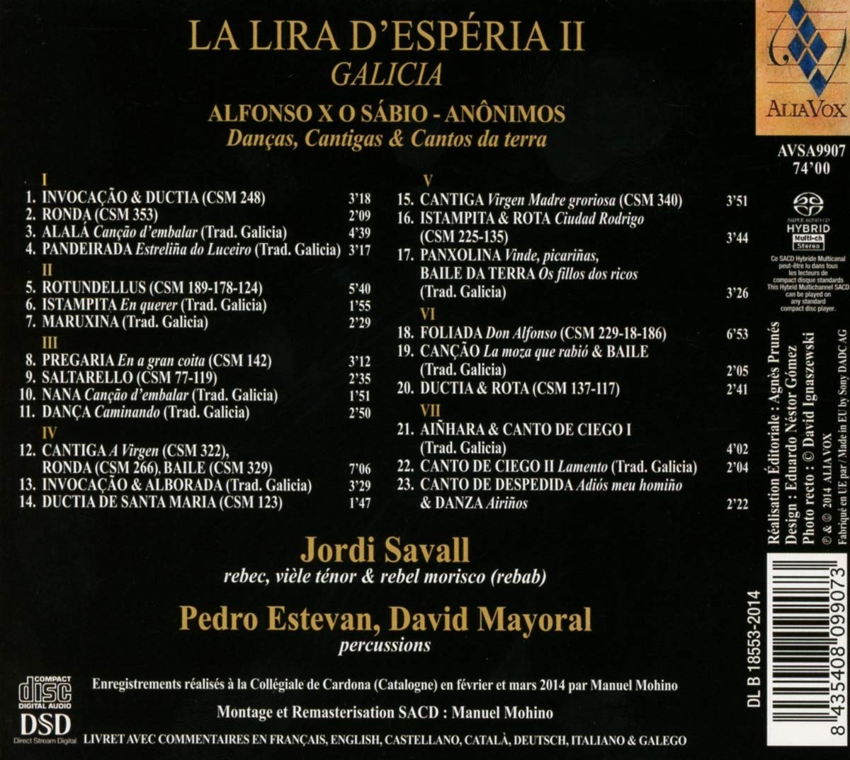 La Lira d’Espéria II - Galicia, Cantos de terra e danzas antigas - slide-1