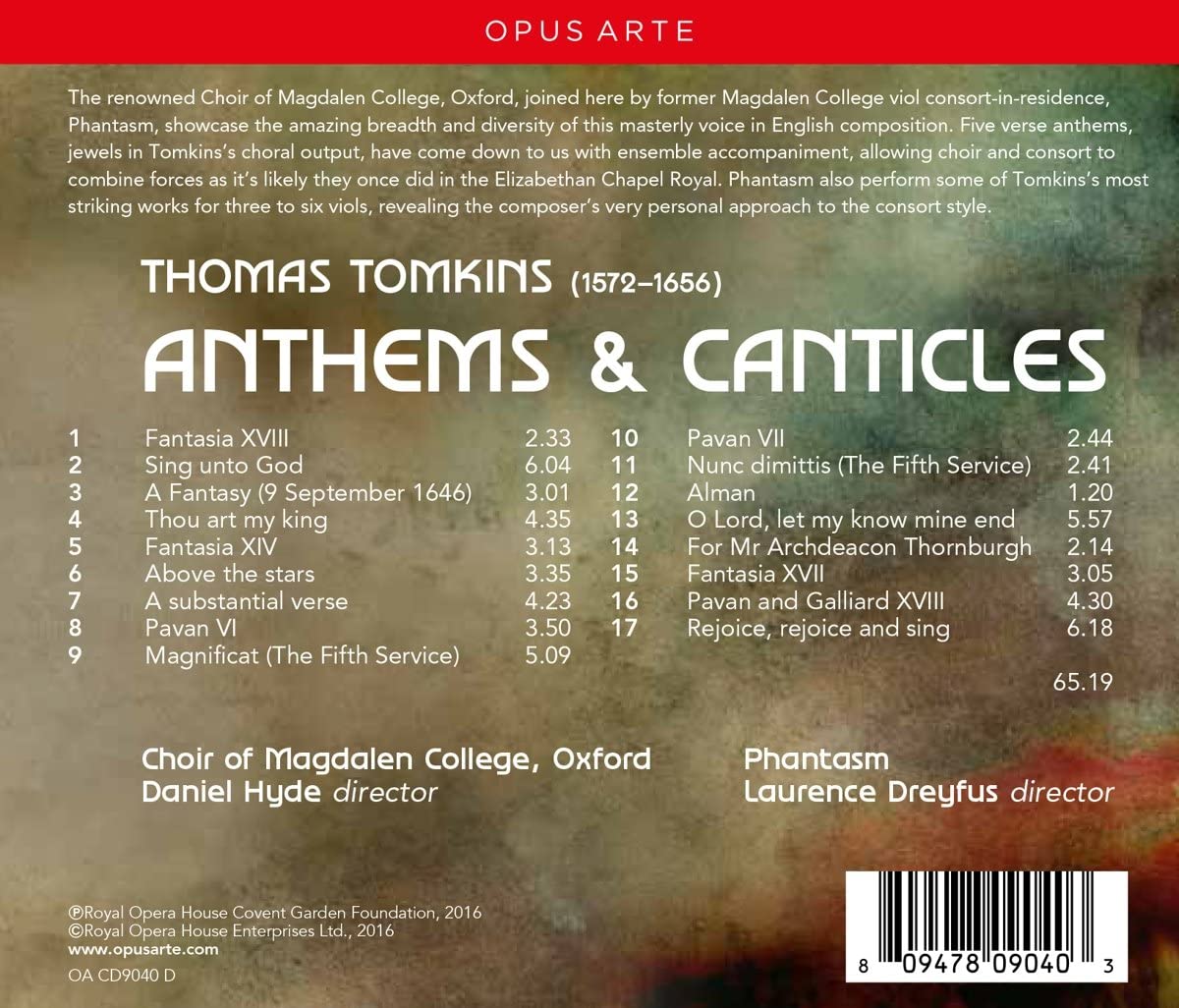 Tomkins: Anthem & Canticles - slide-1