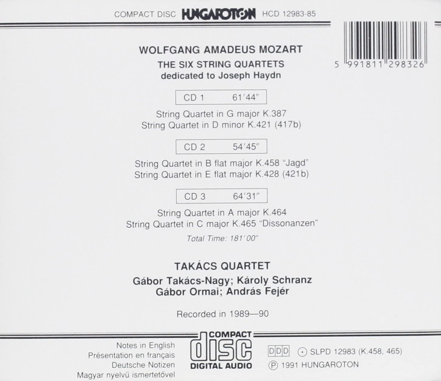 Mozart: The 6 string quartets - slide-1