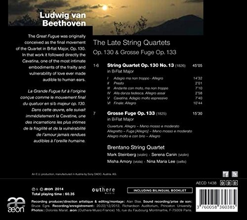 Beethoven: String Quartet Op. 130 & Grosse Fuge Op. 133 - slide-1