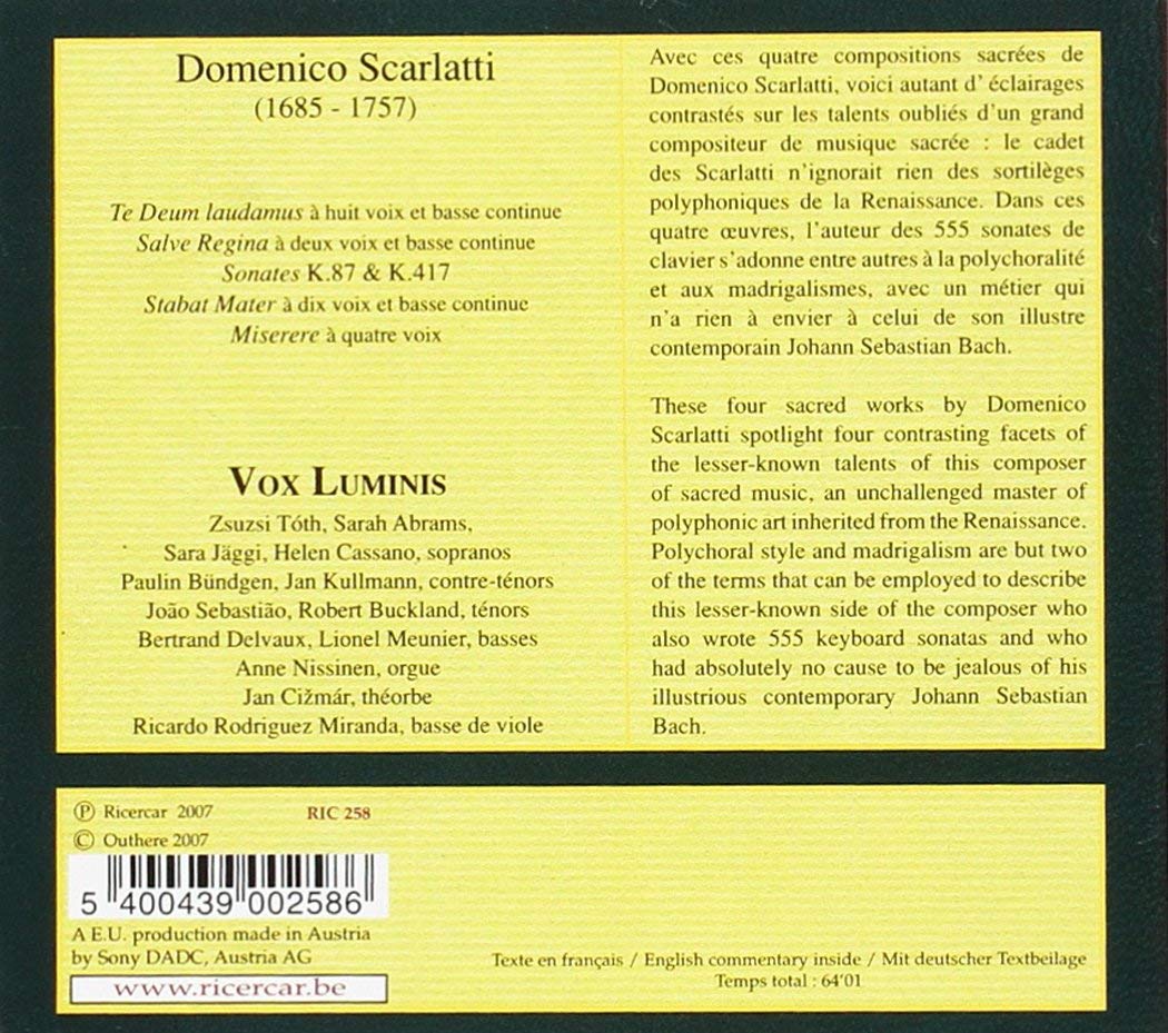 Scarlatti: Stabat Mater, Te Deum - slide-1