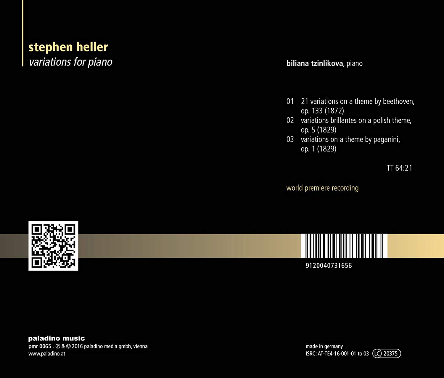 Heller: Variations for piano - slide-1