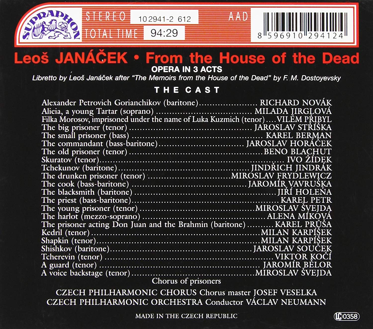 Janacek: From the House of the Dead.  Opera in 3 Acts - slide-1