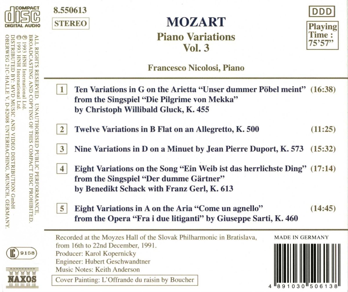 MOZART: Piano Variations vol. 3 - slide-1