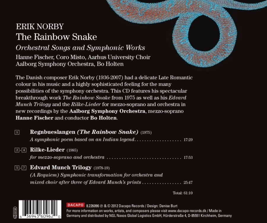 Erik Norby: Rainbow Snake - Orchestral Songs and Symphonic Works - slide-1