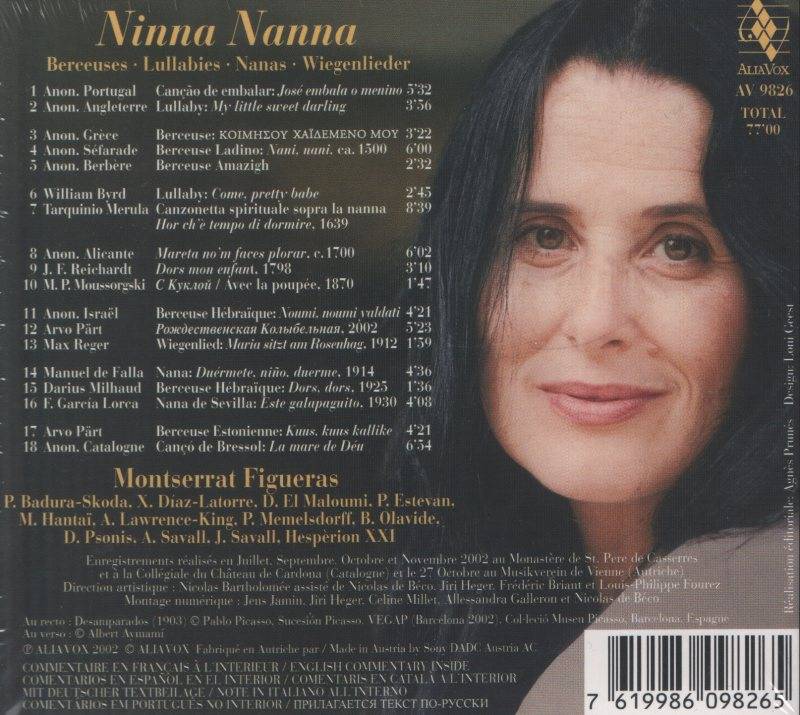Ninna Nanna: Byrd, Merula, Mussorgsky, Rager, Falla, Milhaud, Pärt, Reichardt - slide-1
