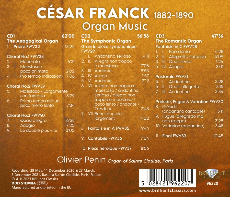 Franck: Organ Music - slide-1