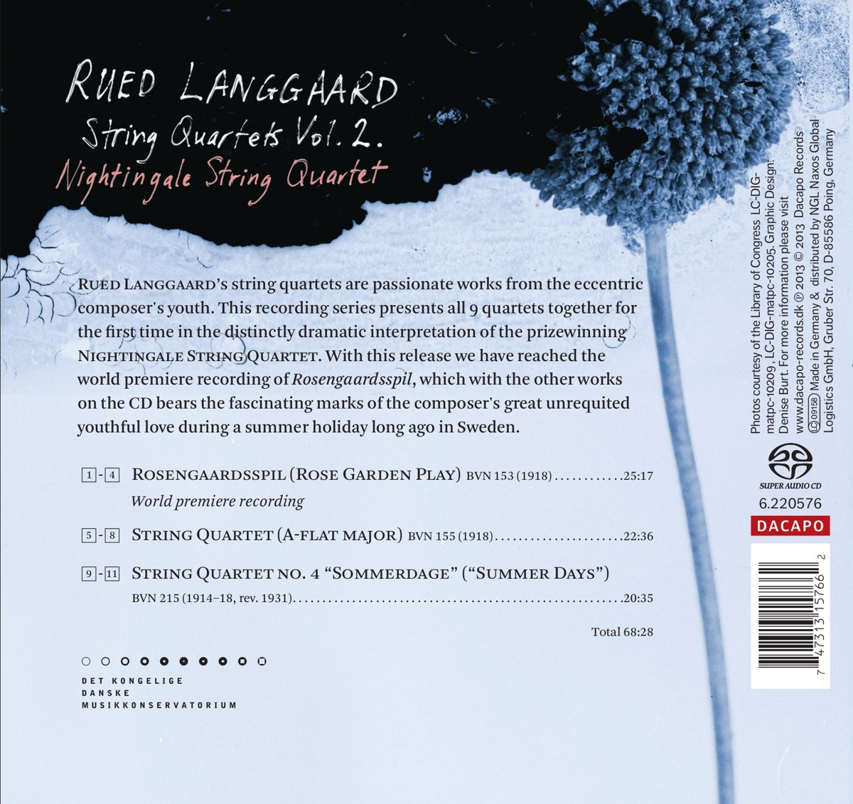 Langgaard: String Quartets Vol. 2 - slide-1