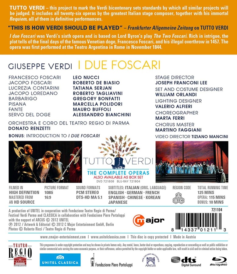Verdi: I Due Foscari / Teatro Regio di Parma - slide-1