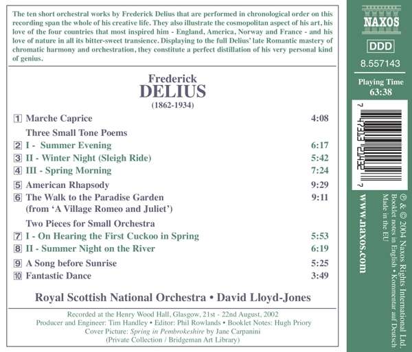 DELIUS: On Hearing the First Cuckoo in Spring - slide-1