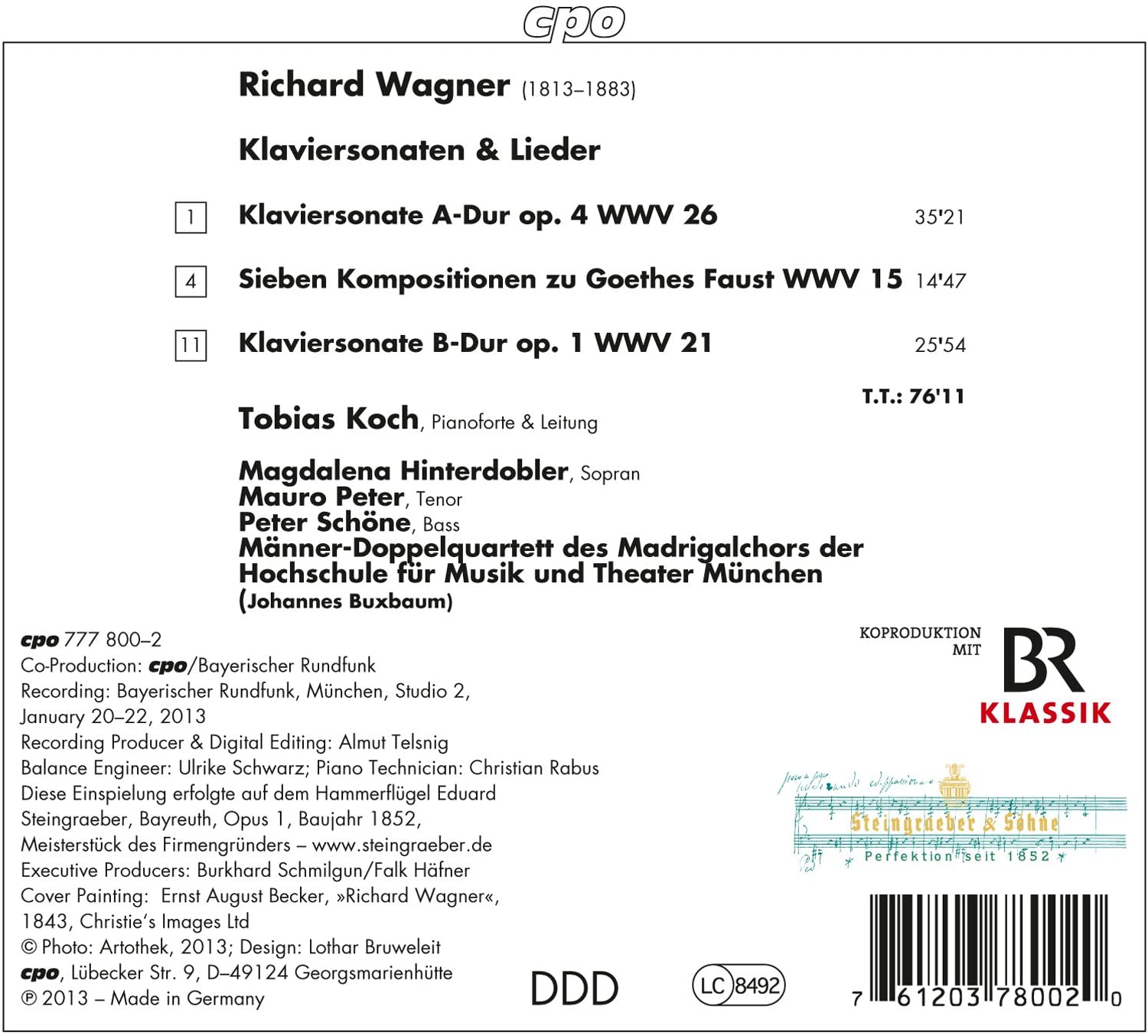 Wagner: Piano Sonata & Lieder - slide-1