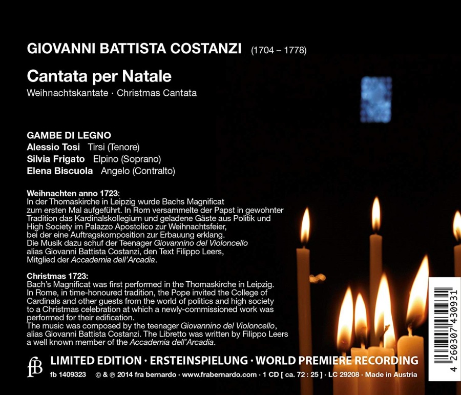 Costanzi: Cantata per Natale - slide-1