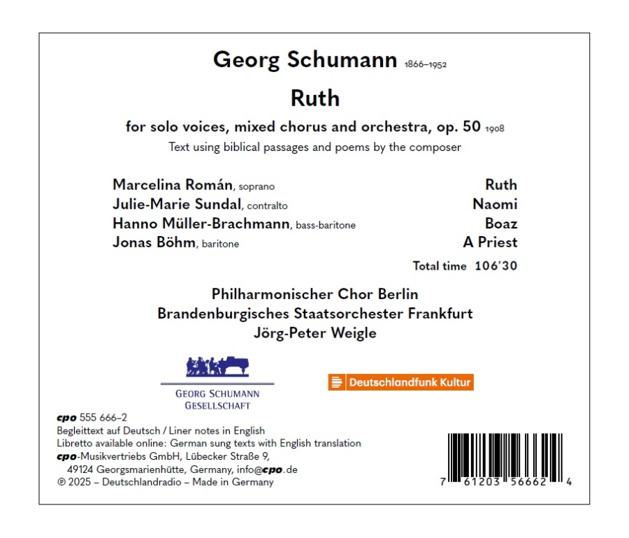 Schumann: Oratorium Ruth - slide-1