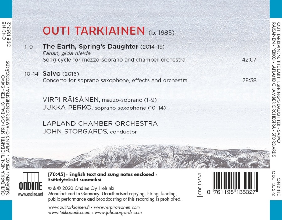 Tarkiainen: The Earth, Spring’s Daughter; Saivo - slide-1