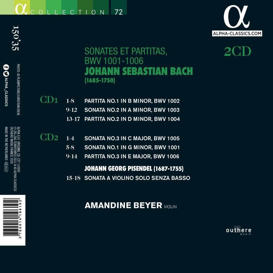 Bach: Sonates et partitas, BWV 1001-1006 - slide-1