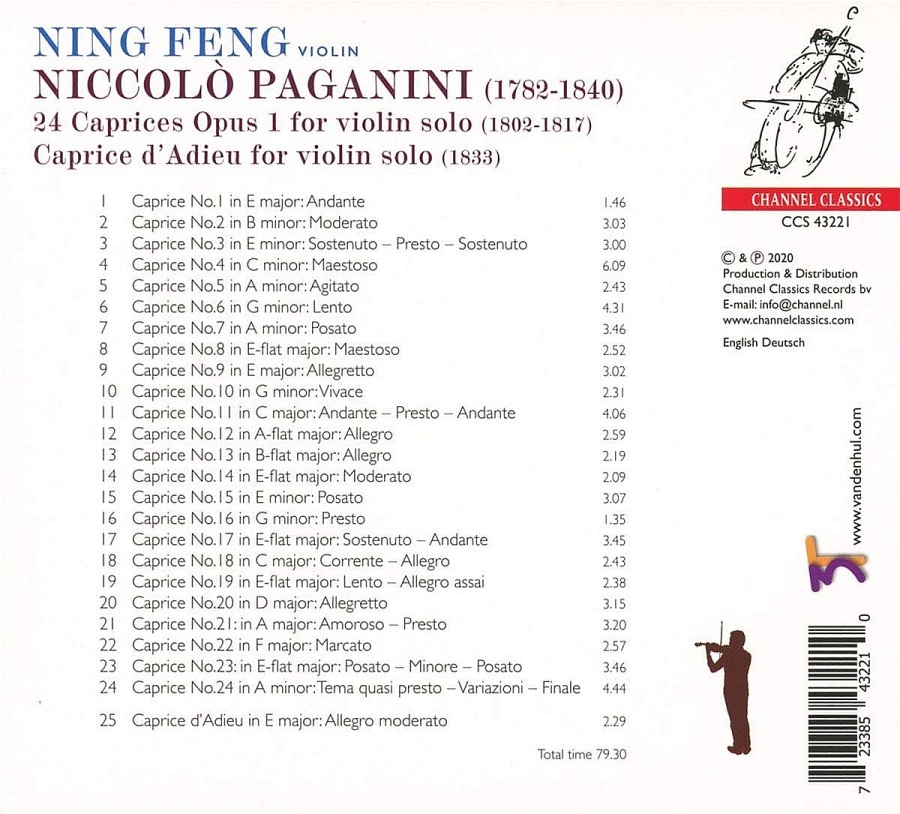 Paganini: 24 Caprices + 1 - slide-1