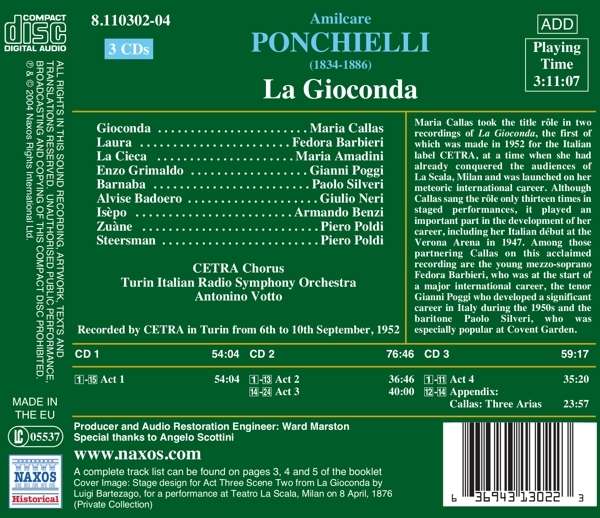 PONCHIELLI: La Gioconda (1952) - slide-1