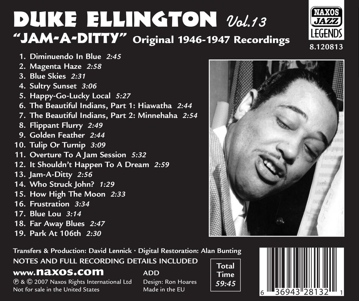 Ellington: Jam-A-Ditty  (1946-1947) - slide-1