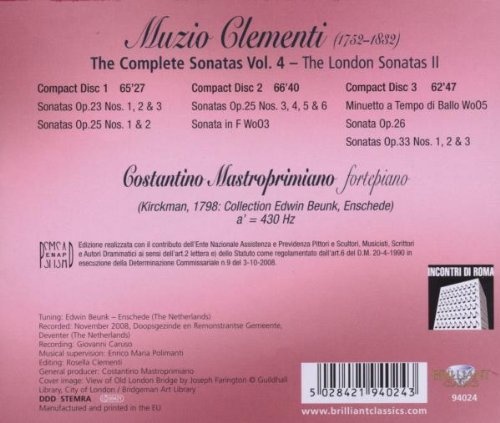 Clementi: The Complete Sonatas Vol. IV - slide-1