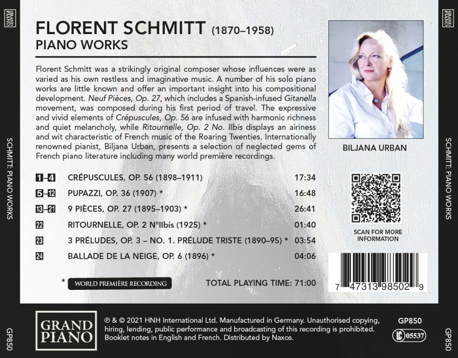SOLITUDE - Piano Works by Florent Schmitt - slide-1