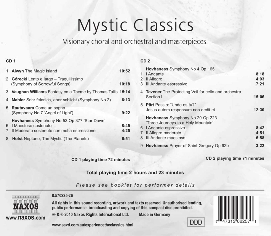 MYSTIC CLASSICS - Visionary Choral and Orchestral Masterpieces - slide-1