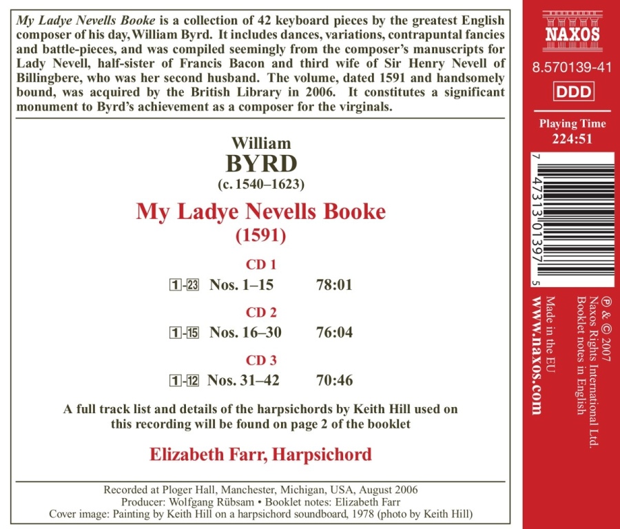BYRD: My Ladye Nevells Booke - slide-1
