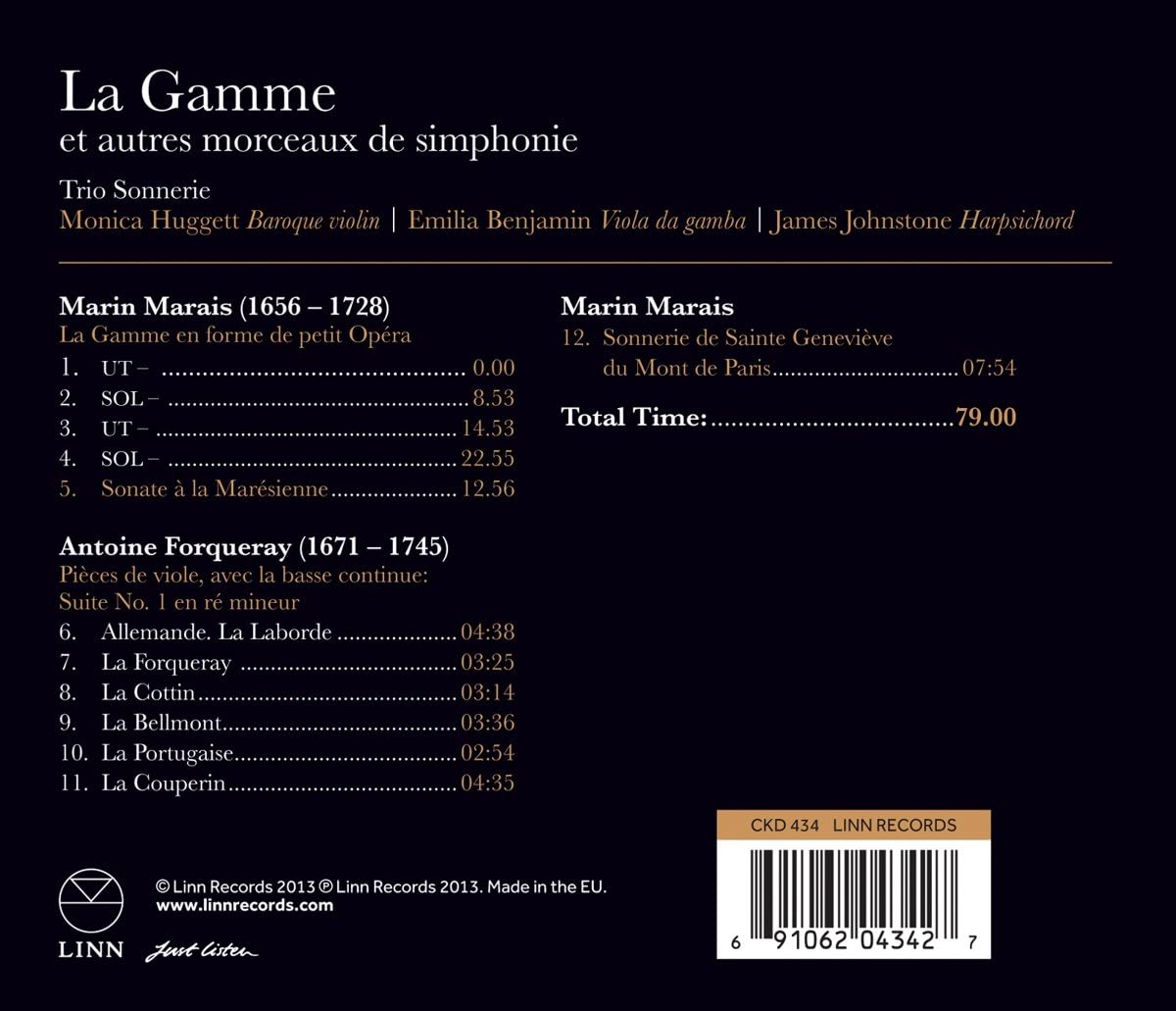 Marais: La Gamme für Violine,Viola da gamba & Cembalo - slide-1