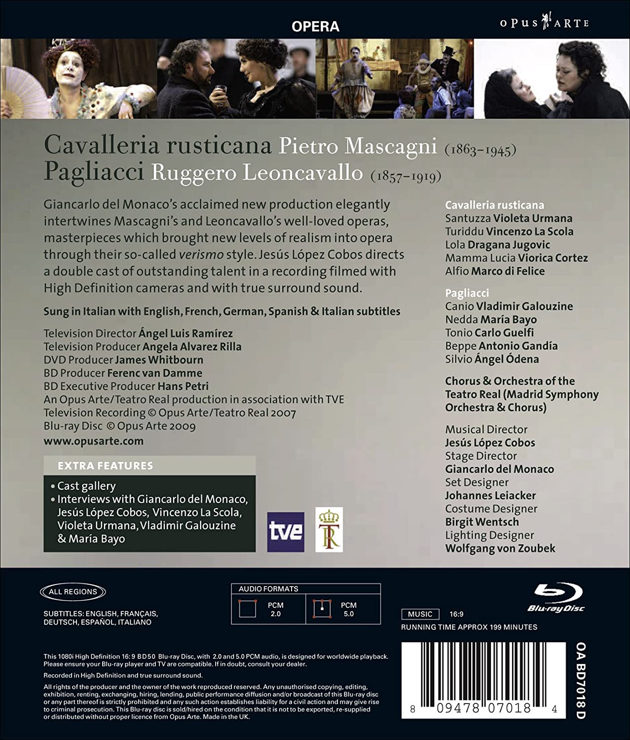 MASCAGNI; Cavalleria Rusticana / LEONCAVALLO; Pagliacci - slide-1