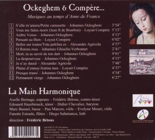Ockeghem & Compere - Musique au temps d'Anne of France (XV i XVI wiek) - slide-1