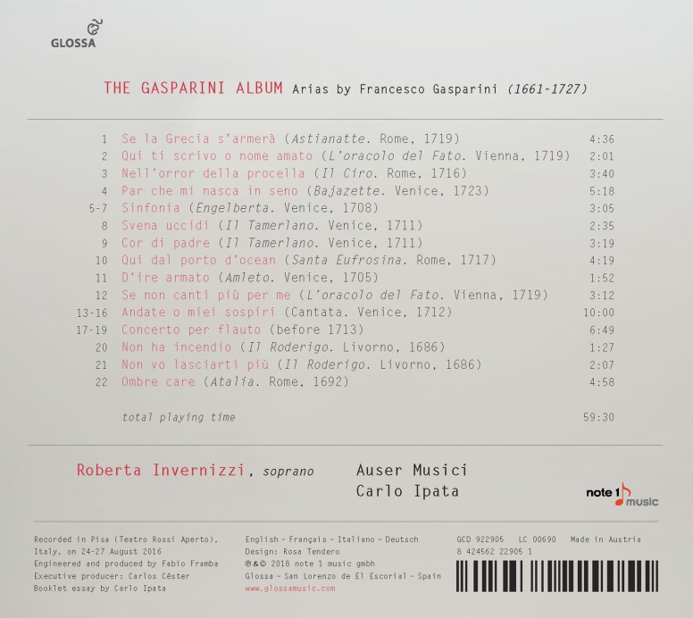 The Gasparini Album - Opera Arias - slide-1