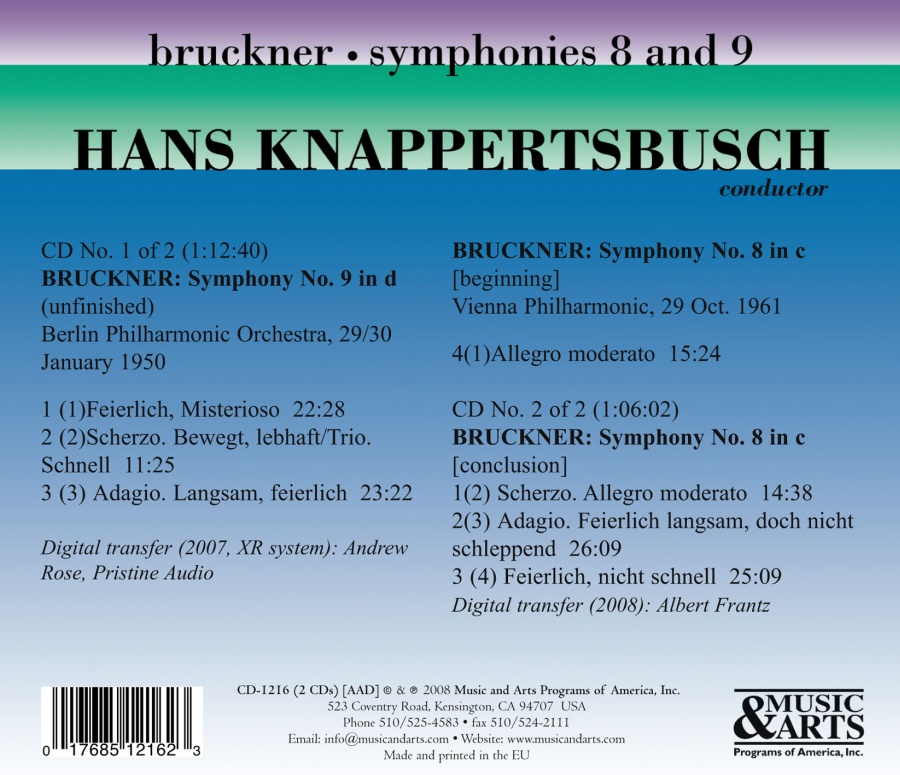 Bruckner: Symphonies Nos. 8 & 9 - slide-1