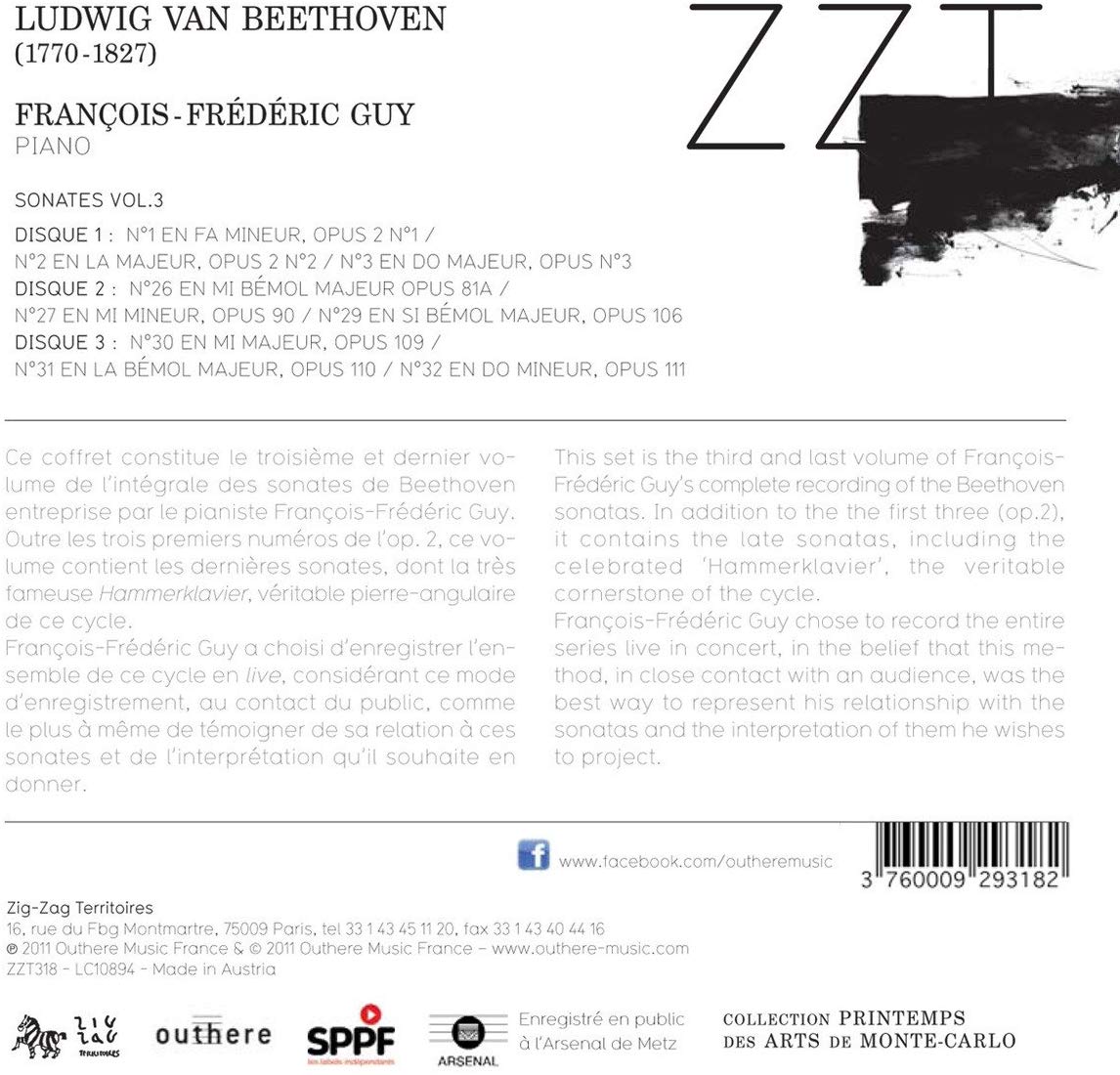 Beethoven: Sonates Vol. 3 - slide-1