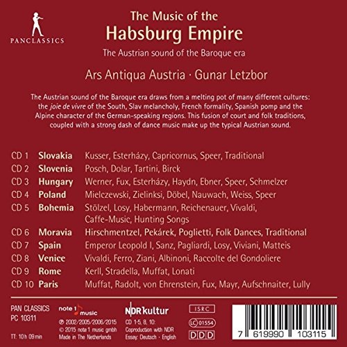 The Music of the Habsburg Empire – Esterházy, Fux, Vivaldi, Haydn, Mielczewski, Tartini … - slide-1
