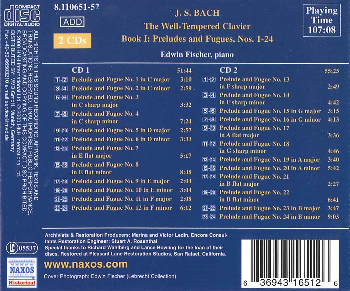 Bach: Well-Tempered Clavier Book I - slide-1