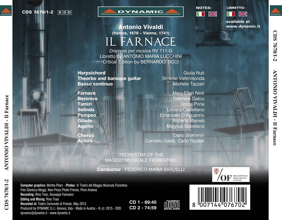 Vivaldi: Il Farnace; Teatro del Maggio Musicale Fiorentino, 2013 - slide-1