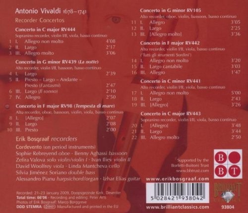 Vivaldi: Recorder Concertos - slide-1