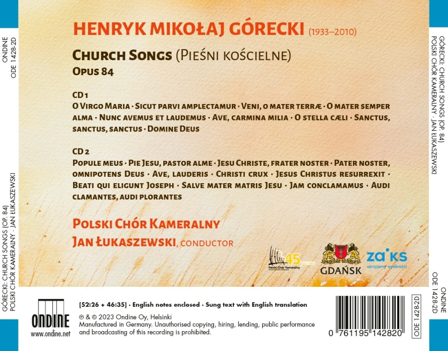 Górecki: Church Songs Op. 84 - slide-1