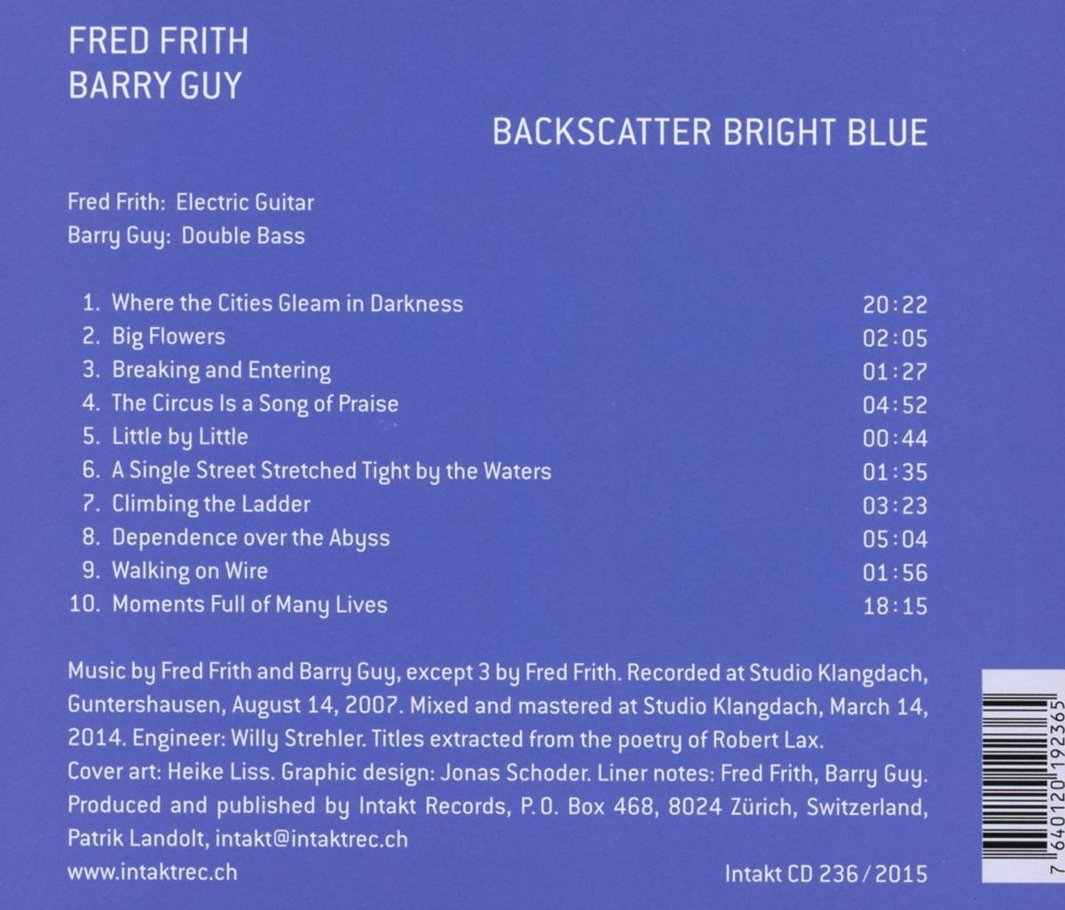 Frith/ Guy: Backscatter Bright Blue - slide-1