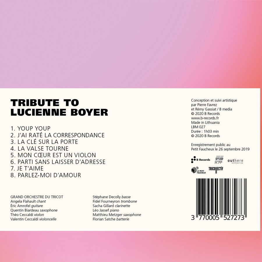 Tribute to Lucienne Boyer - slide-1
